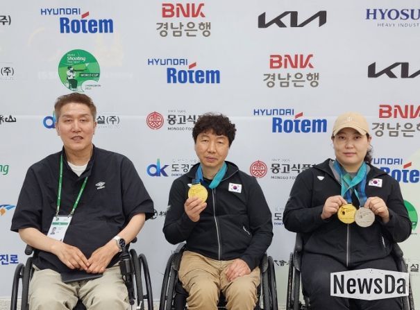 강릉시청 장애인사격부, 금빛 총성을 울리다!