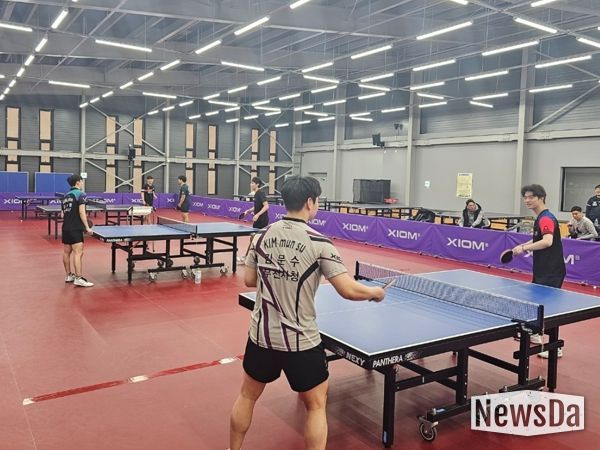 제천시청-부천시청 직장운동경기부 탁구팀 합동훈련 실시