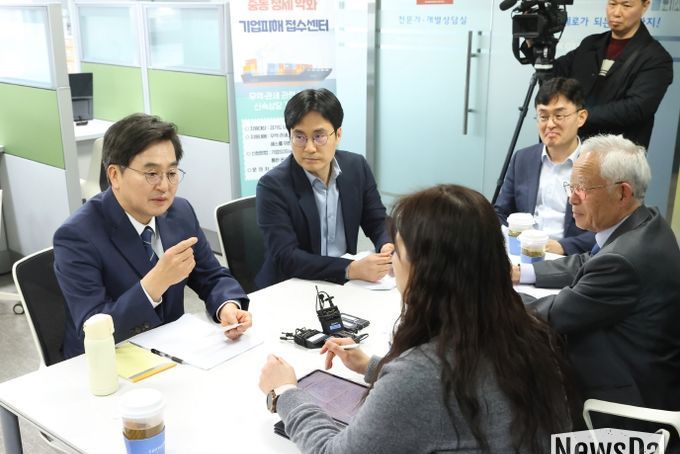 김동연, 중동정세 악화로 피해 우려되는 기업 찾아 “경기도가 함께하겠다. 자금·보증 지원 등 많이 활용해달라”