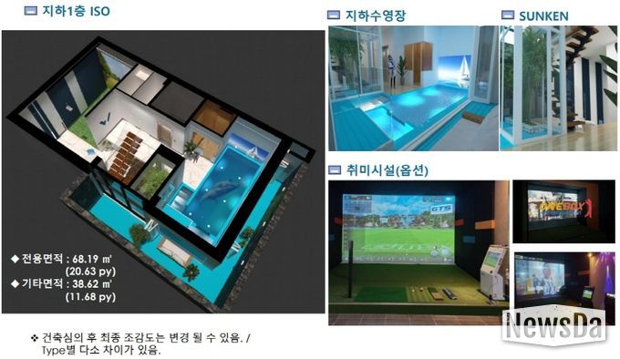 ▲ 경기 강남권 동탄 신도시에 3층짜리 단독형 고급주택이 들어선다. 분양 문의/031-215-9262.