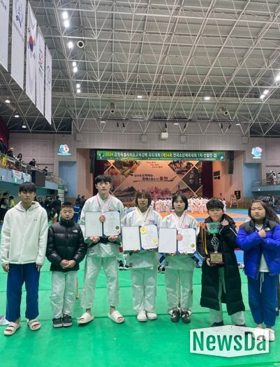 (사)영월군스포츠클럽 유도 전문선수반 ‘2024 강원도교육감배유도대회’6개 메달 획득