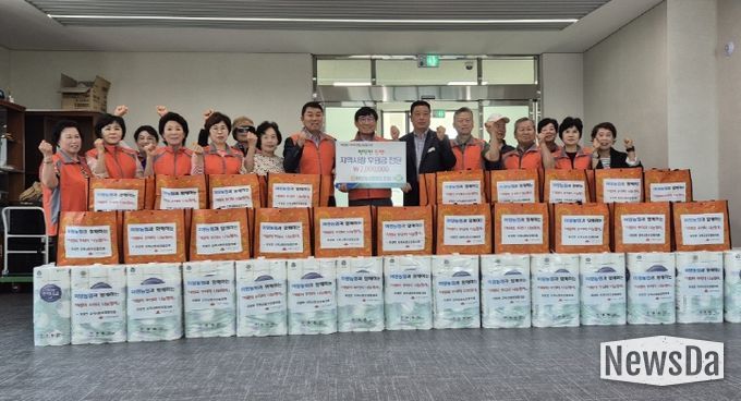 미양면 지역사회보장협의체, 미양농협과 함께 하는 ‘사랑의 꾸러미’ 나눔 행사 진행