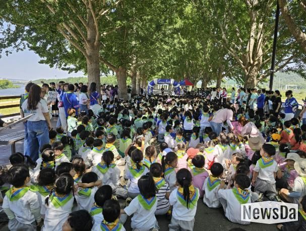 유아숲 마라톤대회 개최 모습