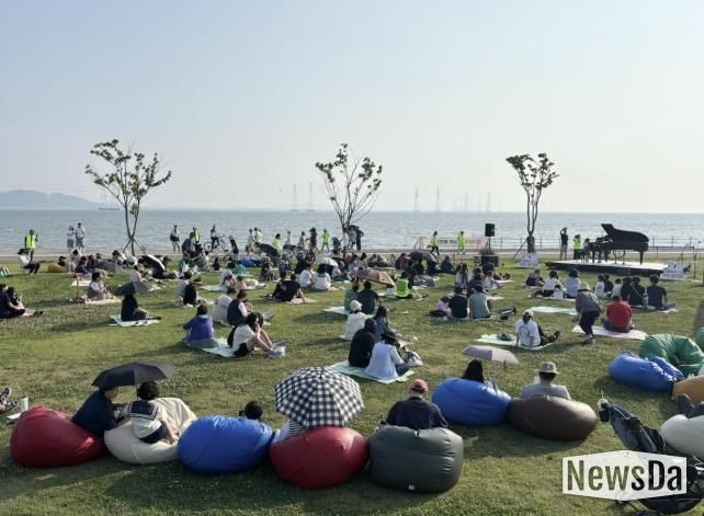 '시화호를 걷는 작은 음악회' 현장