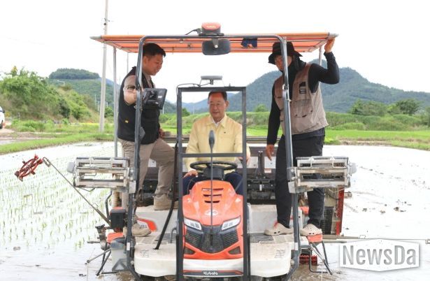 해남군, 기후변화대응 장립종 쌀, AI농업기술로 날개단다