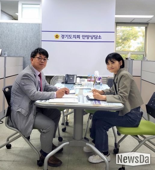 경기도의회 김재훈 의원, “안양시청 강당 영상표출 개선 등 지역 핵심사업 논의”