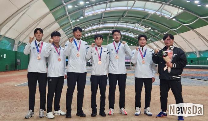대전 동구청 소프트테니스팀, 제106회 전국체전 ‘단체전 3위’ 쾌거