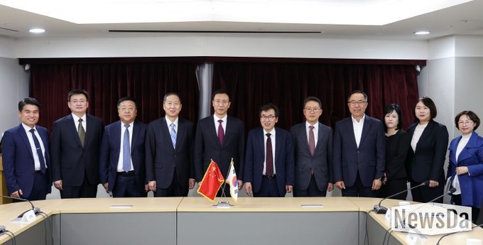 전형식 부지사, 27일 장치시앙 부성장 일행 접견