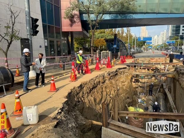 군포시 산본, 당정동 일대 열난방 공급 중단…경기도의회 성복임 의원 현장 점검