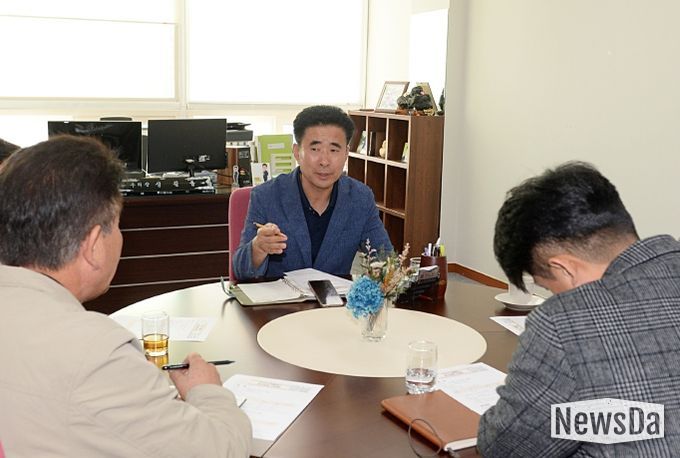 오산시의회 성길용 부의장, 마을버스 운수업체 대표들과 간담회