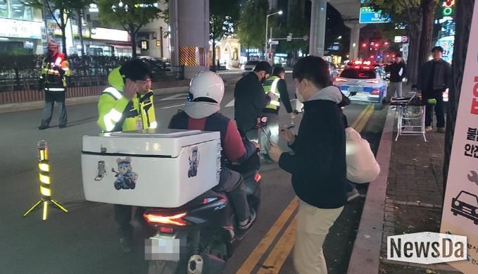 의정부시, 불법 튜닝 이륜차 근절을 위한 야간 합동단속 실시