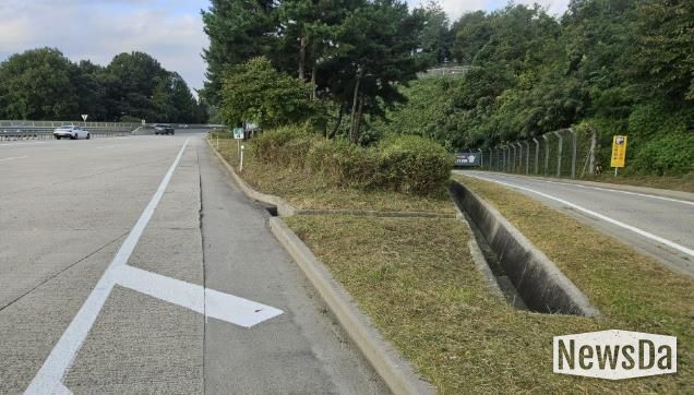 수석호평 도시고속도로 제초 완료 사진