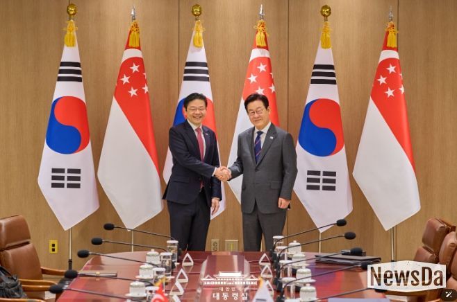 한국·싱가포르 정상회담(대통령실)