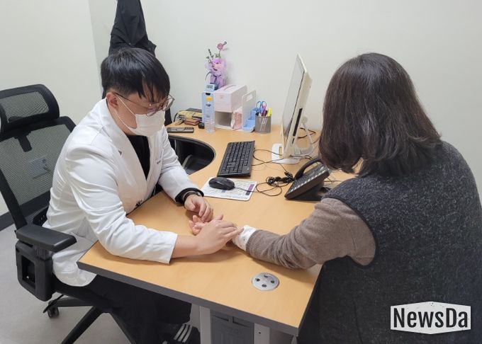 대곶면 보건지소 진료 모습