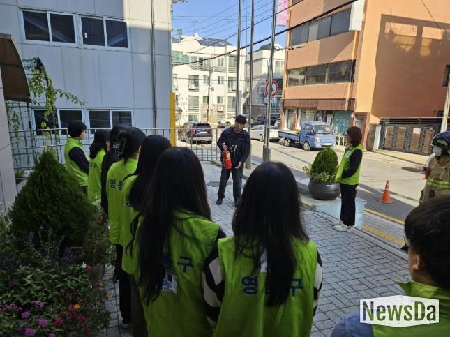 수원시 영통구 매탄2동, 원천 119안전센터와 공공기관 합동소방훈련 실시