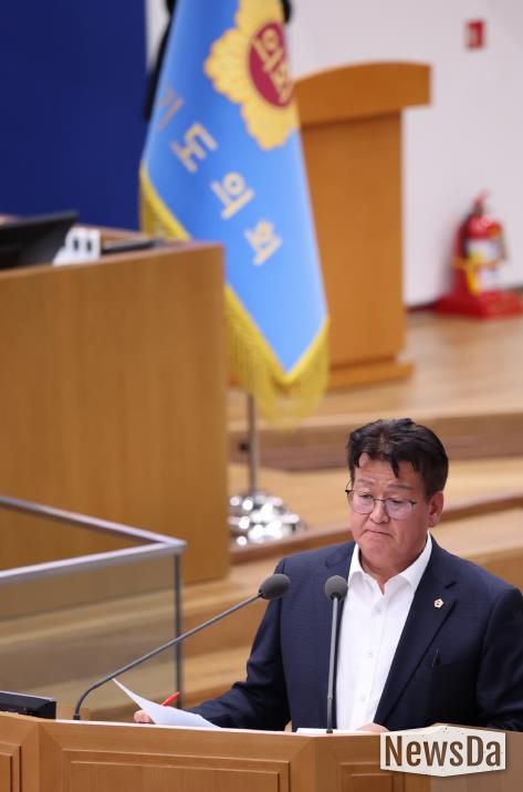 경기도의회 안명규 의원, 대집행부 질문에서 경과원 파주 이전, 고교학점제 등 핵심 현안 전방위 질의