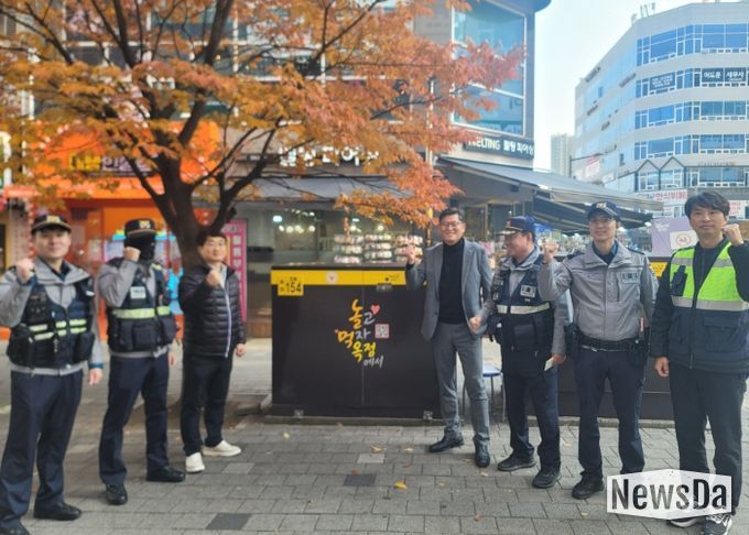 ‘먹고 놀자 옥정에서’… 양주시, 불법광고물 방지 시트로 지역 상권 살린다