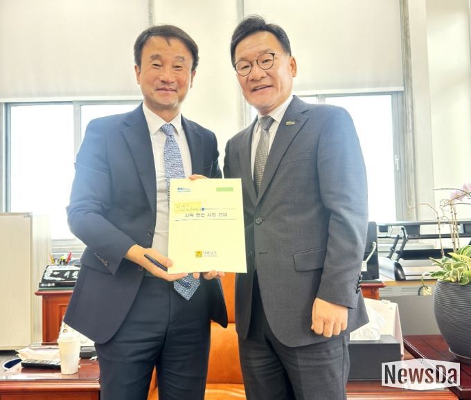 강위원 부지사, 한병도 예결위원장과 면담