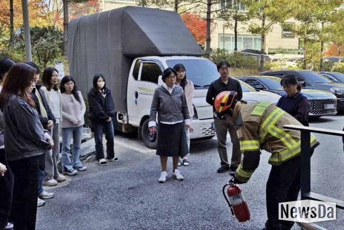 수원시 권선구 호매실동, 공공기관 합동 소방훈련 실시