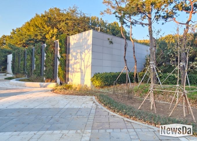 수직정원 조성 후