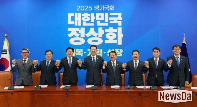 국비확보단 민주당 원내대표 면담