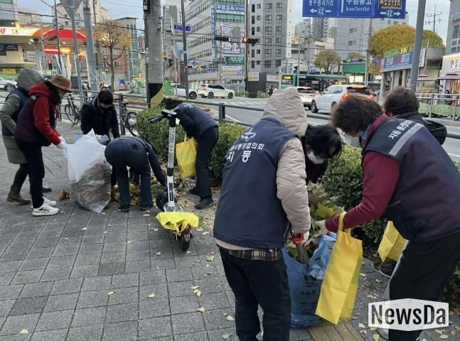 수원시 팔달구 지동, 겨울철 재난 대비 환경정비 활동 실시