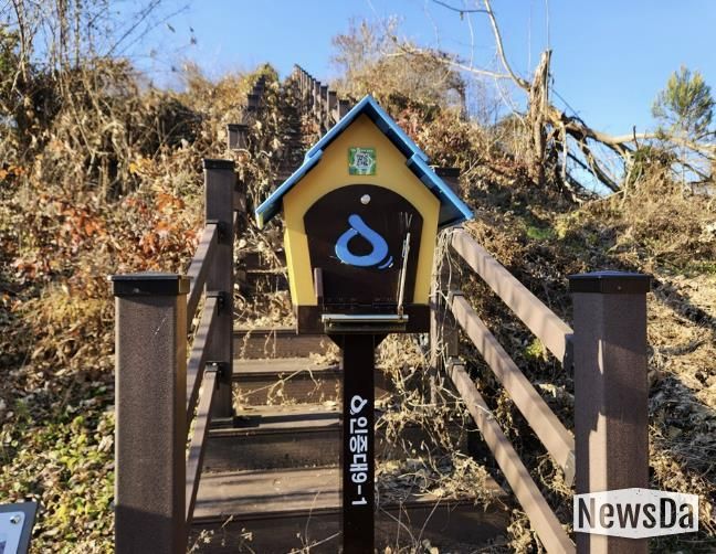 물소리길 QR안내판 설치사진