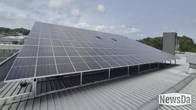 2025년 신재생에너지 융복합지원사업으로 송산면에 설치된 태양광 발전설비