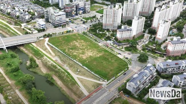 화성시립미술관 부지 항공사진