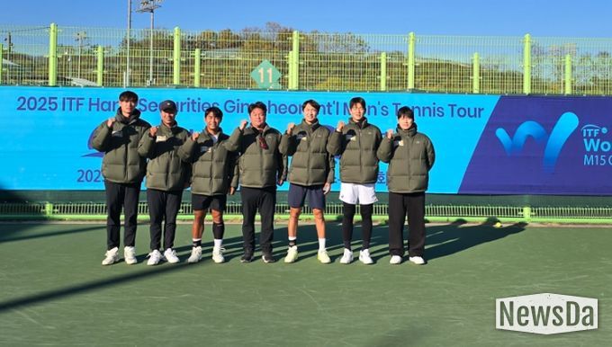 김포시청 테니스팀 단체사진