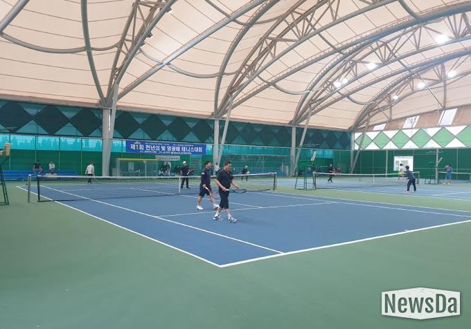 제2회 천년의 빛 영광 동호인 테니스대회 개최-24년 대회사진