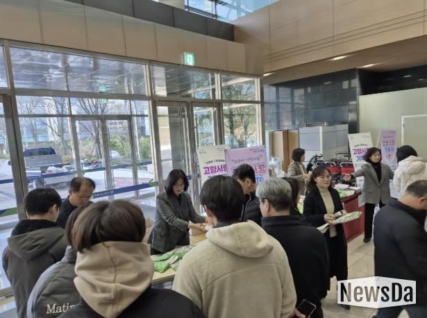 의왕시, 연말 맞이 고향사랑기부제 현장 홍보 진행