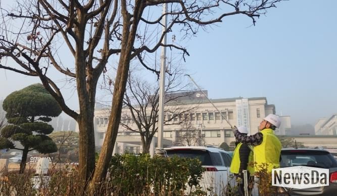 의정부시, 불법현수막 잔여 끈 일제정비 실시