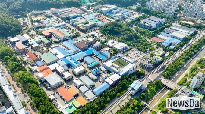 용현산업단지 전경