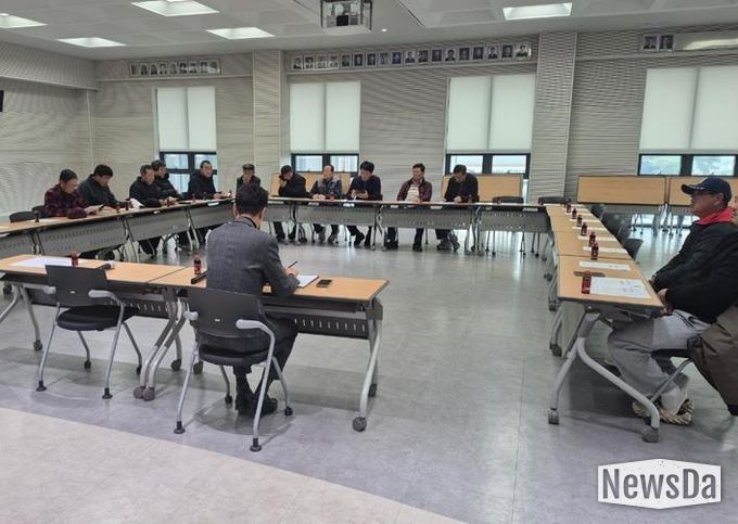 '25 ~'26년 안성시 미양면 마을제설단 운영 간담회 개최