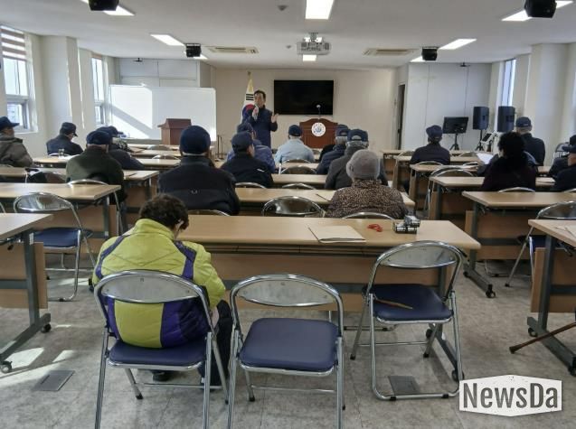 6·25참전유공자회 연말총회 모습