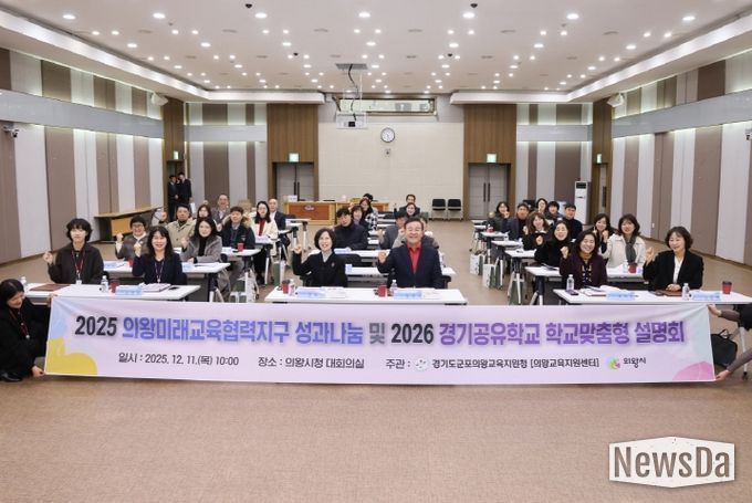 의왕시, ‘2025년 의왕미래교육협력지구 성과나눔 및 2026년 사업설명회’ 개최