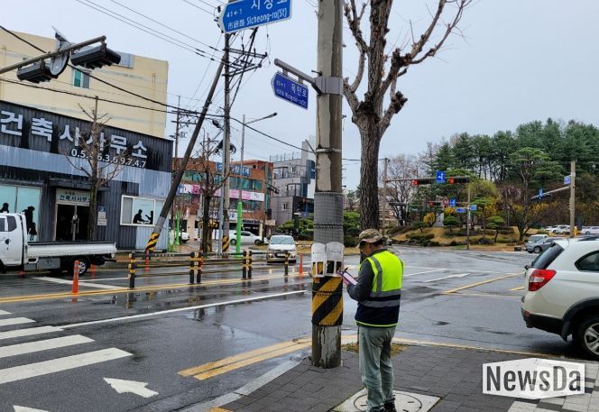 주소정보시설물 일제정비 완료 노후·훼손 시설물 2,202개소 개선