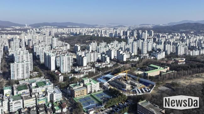 분당 노후계획도시 전경