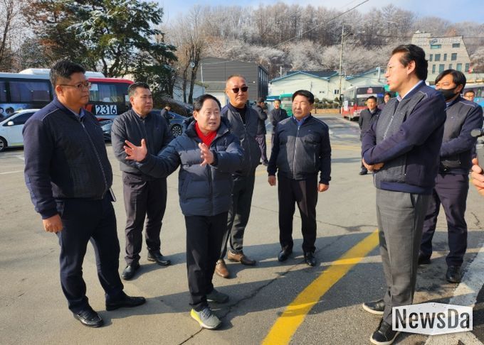 주광덕 남양주시장, 버스 운전 노동자 격려 및 현장 목소리 직접 청취