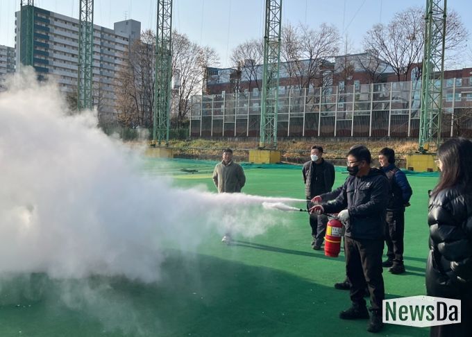 광명도시공사 체육시설 전 직원 함께 소방훈련 실시