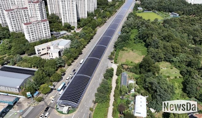 방음터널일체형태양광