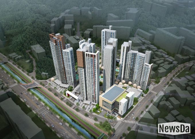 양지마을 주거재생혁신지구 사업 조감도