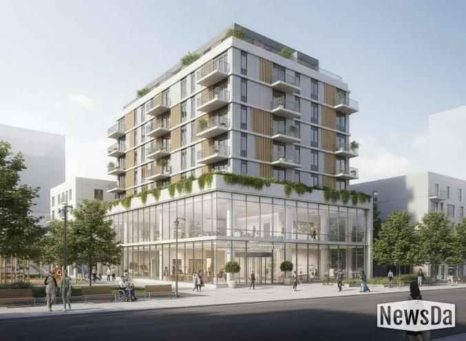 성남시 중원구 하대원동 15번지 일원에 건립하는 고령자 복지주택 조감도