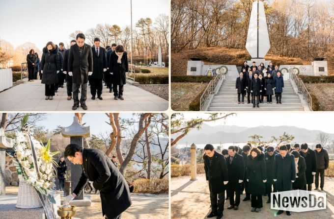 남양주시의회, 신년 현충탑·정약용 묘역 참배로 의정활동 시작