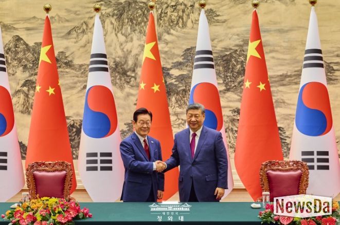 한·중 MOU 서명식(청와대)