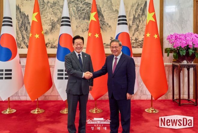 리창 총리 접견(청와대)