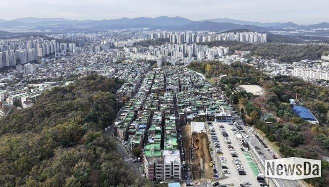 은행1·금광2구역 및 주변 전경 사진