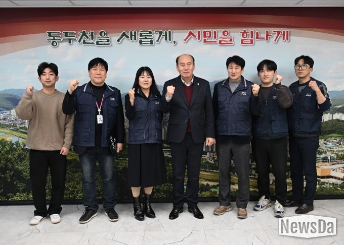 동두천시공무원노동조합, 박형덕시장 김승호시의장과 신년인사회 개최