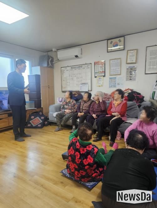 안성시 미양면, 동절기 한파대비 경로당 순회 방문 실시